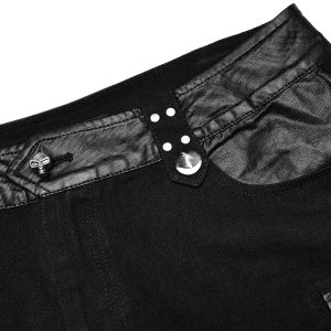 PUNK RAVE Pantalon ‘Punk Stylish’ Noir Meilleur Prix 50