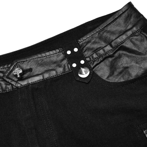 PUNK RAVE Pantalon ‘Punk Stylish’ Noir Meilleur Prix 16