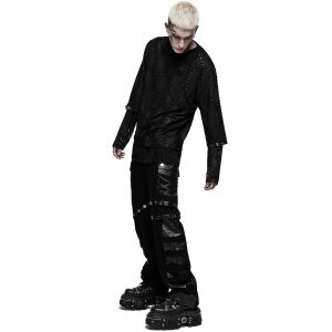 PUNK RAVE Pantalon ‘Punk Stylish’ Noir Meilleur Prix 26