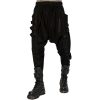 PUNK RAVE Pantalon Sagging ‘Xenos’ Noir magasin 52