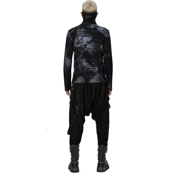 PUNK RAVE Pantalon Sagging ‘Xenos’ Noir magasin 4