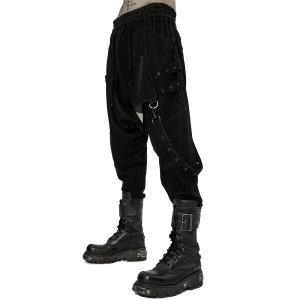 PUNK RAVE Pantalon Sagging ‘Xenos’ Noir magasin 31