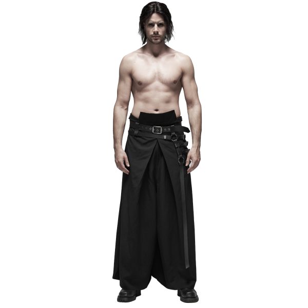 Protections acheteurs PUNK RAVE Pantalon ‘Samurai’ Noir 3