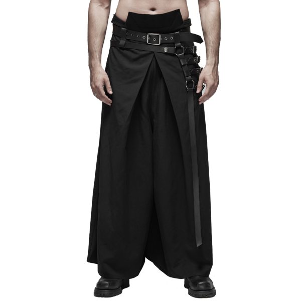 Protections acheteurs PUNK RAVE Pantalon ‘Samurai’ Noir 1