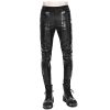 DEVIL FASHION Pantalon Skinny ‘Robot Armor’ Noir Pour Hommes pas cher en vente 64