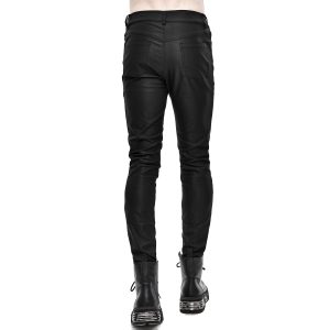 DEVIL FASHION Pantalon Skinny ‘Robot Armor’ Noir Pour Hommes pas cher en vente 29