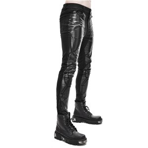 DEVIL FASHION Pantalon Skinny ‘Robot Armor’ Noir Pour Hommes pas cher en vente 31