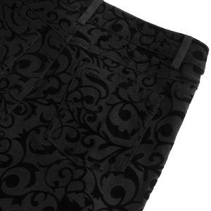 meilleur cadeau DEVIL FASHION Pantalon ‘Slim Lace’ Noir 45