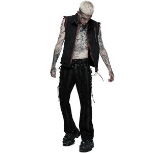 qualité supérieure PUNK RAVE Pantalon ‘Stremoth’ Noir 21