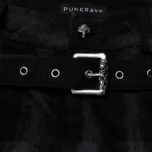 qualité supérieure PUNK RAVE Pantalon ‘Stremoth’ Noir 13