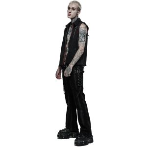 qualité supérieure PUNK RAVE Pantalon ‘Stremoth’ Noir 23