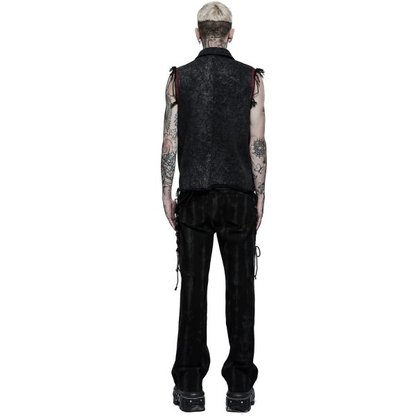 qualité supérieure PUNK RAVE Pantalon ‘Stremoth’ Noir 5