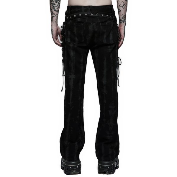 qualité supérieure PUNK RAVE Pantalon ‘Stremoth’ Noir 7