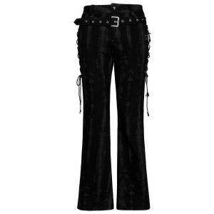 qualité supérieure PUNK RAVE Pantalon ‘Stremoth’ Noir 35