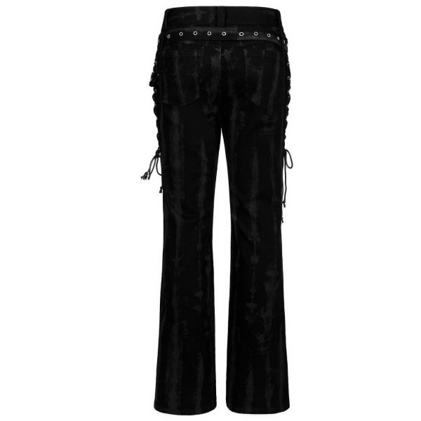 qualité supérieure PUNK RAVE Pantalon ‘Stremoth’ Noir 11