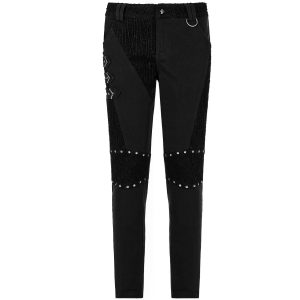 PUNK RAVE Pantalon ‘Terminator’ Noir nouveau produit 42