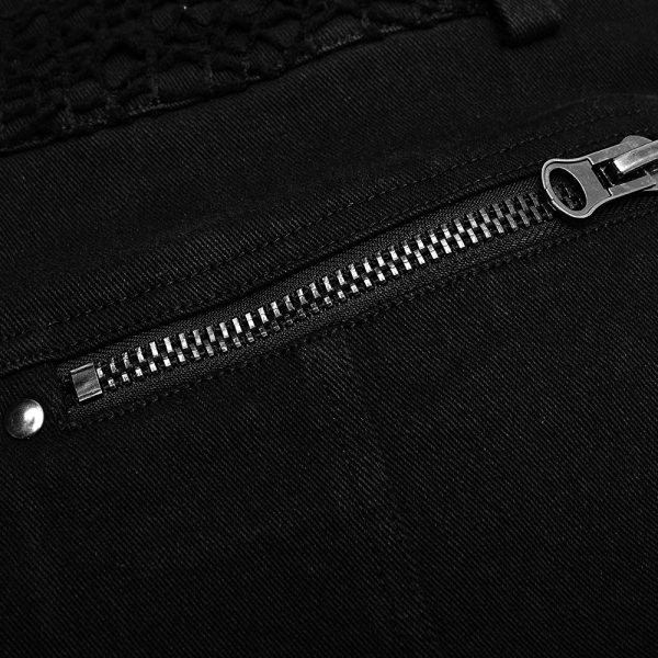 PUNK RAVE Pantalon ‘Terminator’ Noir nouveau produit 16