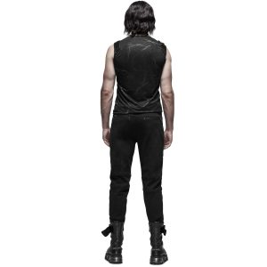 PUNK RAVE Pantalon ‘Terminator’ Noir nouveau produit 24