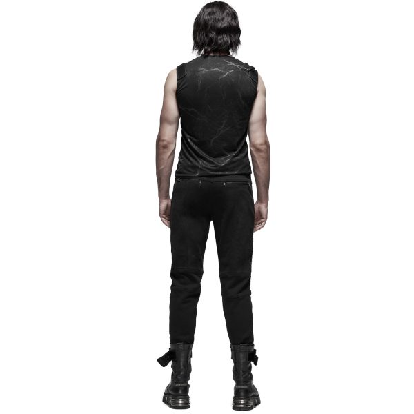 PUNK RAVE Pantalon ‘Terminator’ Noir nouveau produit 4