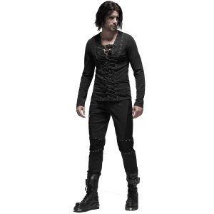 PUNK RAVE Pantalon ‘Terminator’ Noir nouveau produit 30