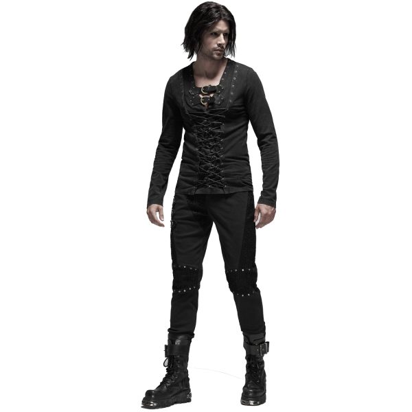 PUNK RAVE Pantalon ‘Terminator’ Noir nouveau produit 7