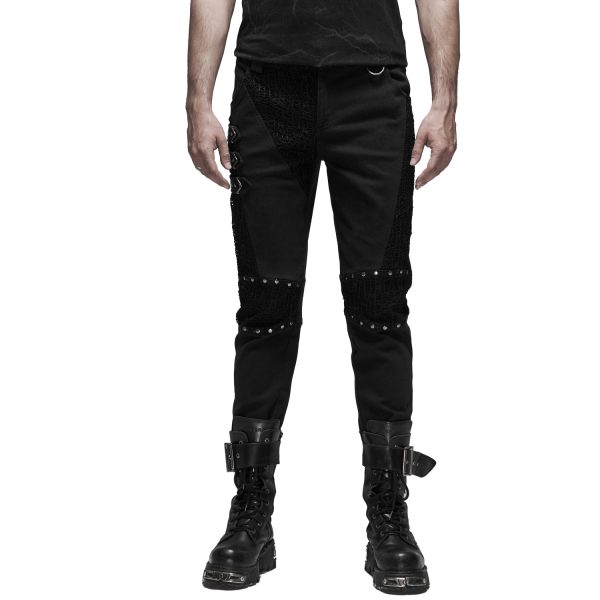 PUNK RAVE Pantalon ‘Terminator’ Noir nouveau produit 1