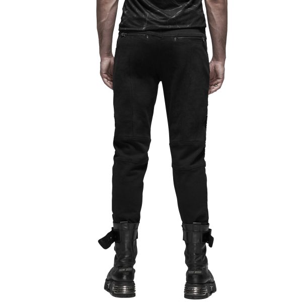 PUNK RAVE Pantalon ‘Terminator’ Noir nouveau produit 11