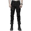 PUNK RAVE Pantalon ‘The Dark Tower’ Noir offre spéciale 55