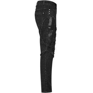 PUNK RAVE Pantalon ‘The Dark Tower’ Noir offre spéciale 44