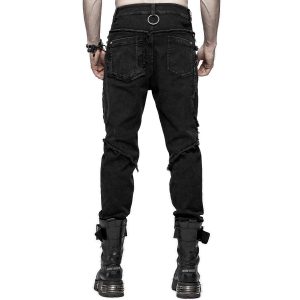 PUNK RAVE Pantalon ‘The Dark Tower’ Noir offre spéciale 34