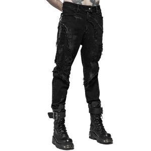 PUNK RAVE Pantalon ‘The Dark Tower’ Noir offre spéciale 36