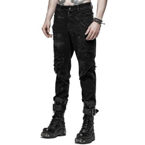 PUNK RAVE Pantalon ‘The Dark Tower’ Noir offre spéciale 38