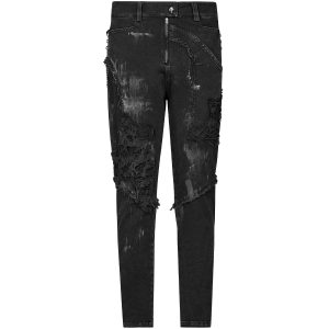 PUNK RAVE Pantalon ‘The Dark Tower’ Noir offre spéciale 40