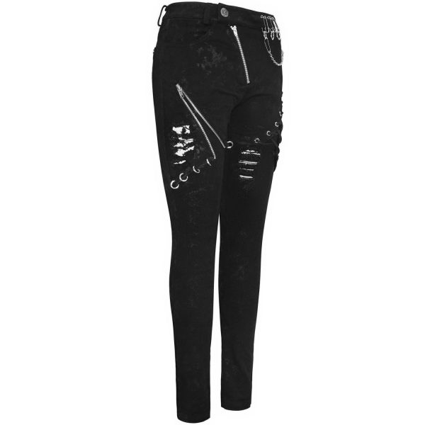 DEVIL FASHION Pantalon ‘Thorne’ Noir Pour Femmes marques pas cher 12