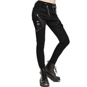 DEVIL FASHION Pantalon ‘Thorne’ Noir Pour Femmes marques pas cher 31