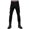 PUNK RAVE Pantalon ‘Tierney’ Noir Et Blanc site en ligne 41