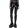 achetez pas cher PUNK RAVE Pantalon ‘Toxica’ En Vinyle Noir 58