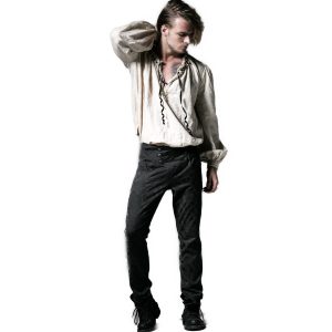 PUNK RAVE Pantalon ‘Vampyr’ En Brocart Noir soldes en ligne 28