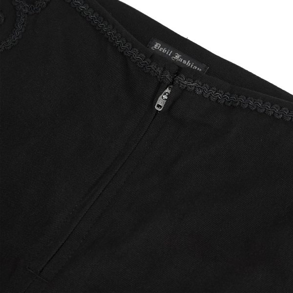 DEVIL FASHION Pantalon Victorien ‘Mc Dermot’ Noir marque pas cher 14