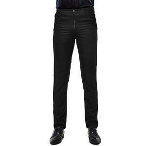 DEVIL FASHION Pantalon Victorien ‘Mc Dermot’ Noir marque pas cher 20