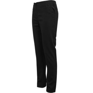 DEVIL FASHION Pantalon Victorien ‘Mc Dermot’ Noir marque pas cher 34