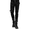 PUNK RAVE Pantalon Vintage ‘Nazgul’ Noir Officielle 50