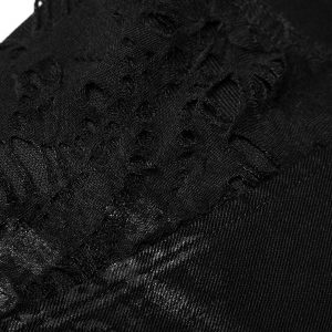 PUNK RAVE Pantalon Vintage ‘Nazgul’ Noir Officielle 41