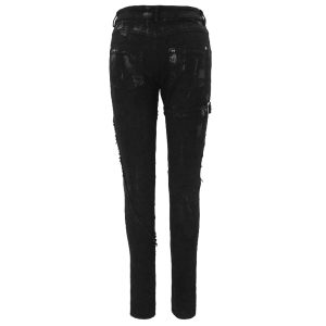 DEVIL FASHION Pantalon ‘Wasteland’ Noir Pour Femmes REMISE allant jusqu. 43