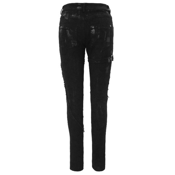 DEVIL FASHION Pantalon ‘Wasteland’ Noir Pour Femmes REMISE allant jusqu. 13