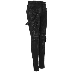 DEVIL FASHION Pantalon ‘Wasteland’ Noir Pour Femmes REMISE allant jusqu. 45