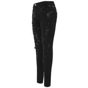 DEVIL FASHION Pantalon ‘Wasteland’ Noir Pour Femmes REMISE allant jusqu. 47