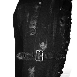 DEVIL FASHION Pantalon ‘Wasteland’ Noir Pour Femmes REMISE allant jusqu. 49