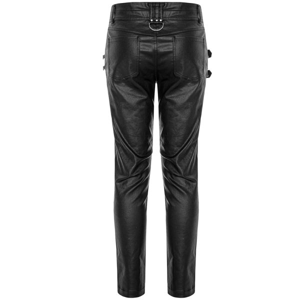 soldes officiel PUNK RAVE Pantalon ‘Witcher’ Noir 14