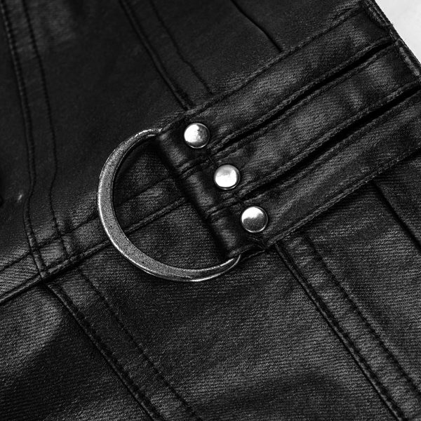 soldes officiel PUNK RAVE Pantalon ‘Witcher’ Noir 16